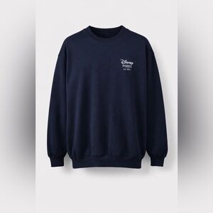 Disney Men's Navy Coat with Small Chest Logo